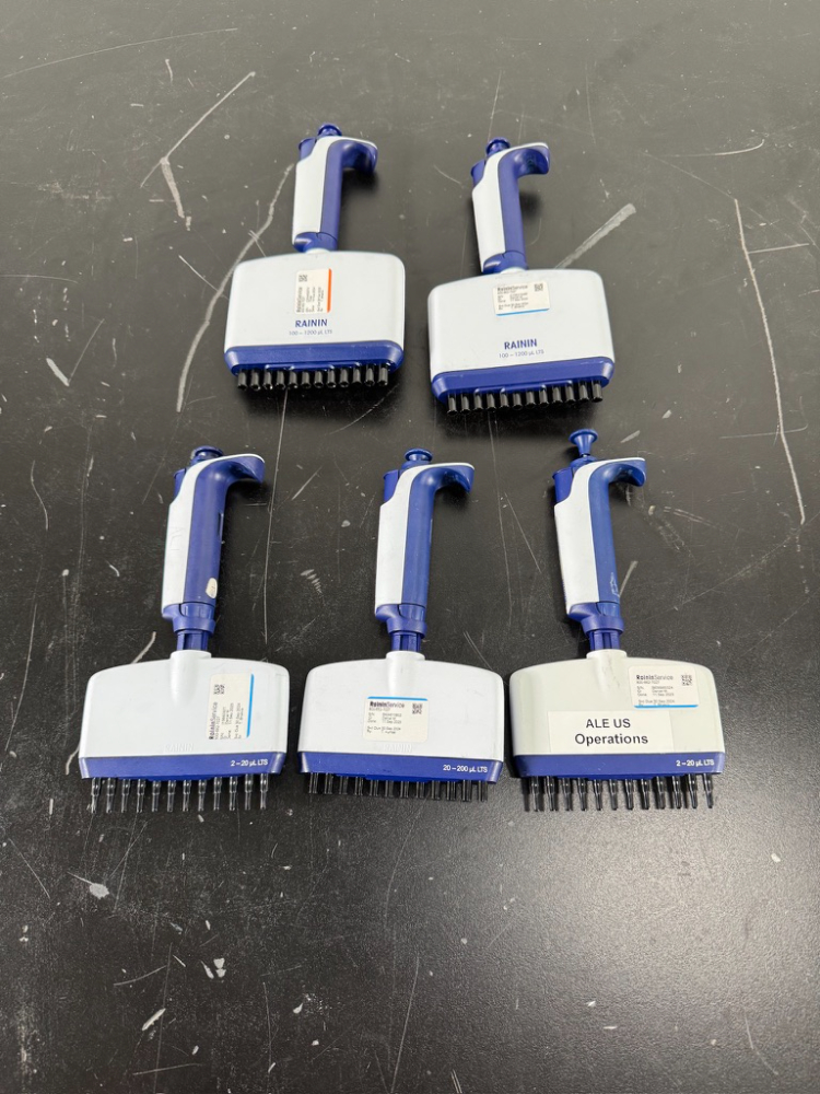 Image of Rainin Pipet-Lite XLS Multichannel Pipettes - Quantity 5